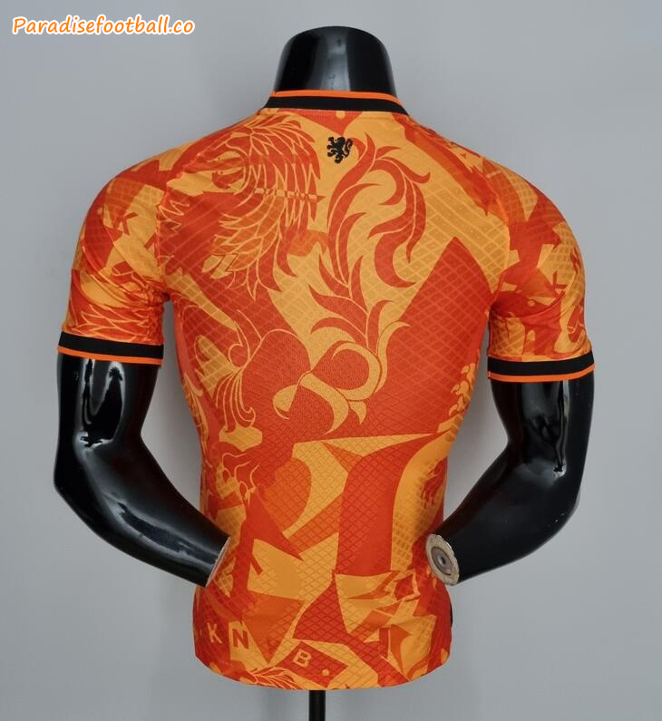 2022 Netherlands Orange Special Soccer Jersey Shirt Player Version - Click Image to Close
