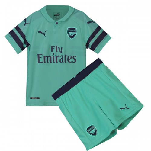 Kids Arsenal 2018-19 Third Soccer Shirt With Shorts
