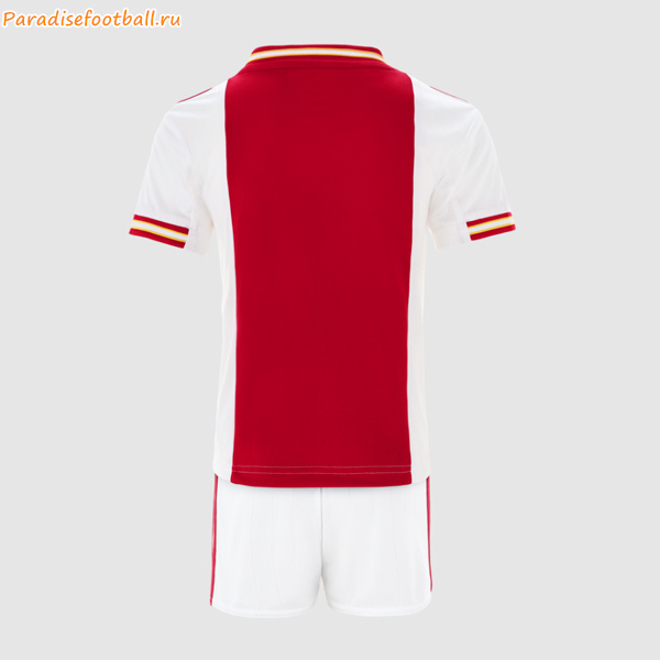 Kids 2022-23 Ajax Home Soccer Kits Shirt With Shorts - Click Image to Close