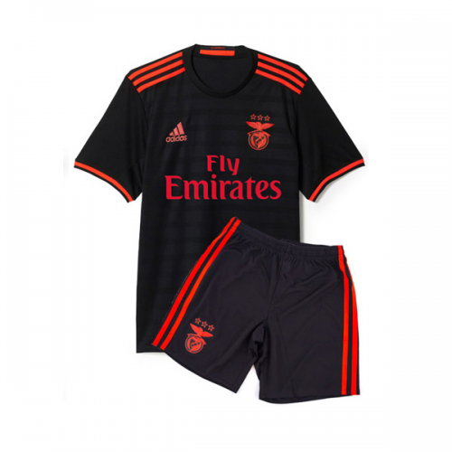 Kids Benfica 2016-17 Away Soccer Shirt With Shorts