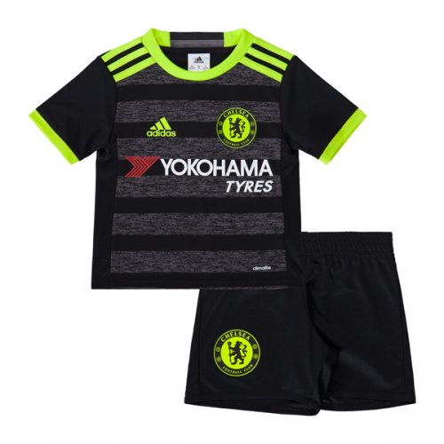 Kids Chelsea 2016-17 Away Soccer Shirt with Shorts