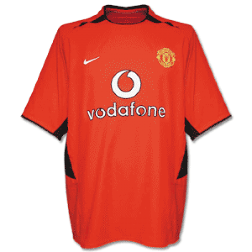 02-03 Manchester United Home Retro Soccer Jersey Shirt
