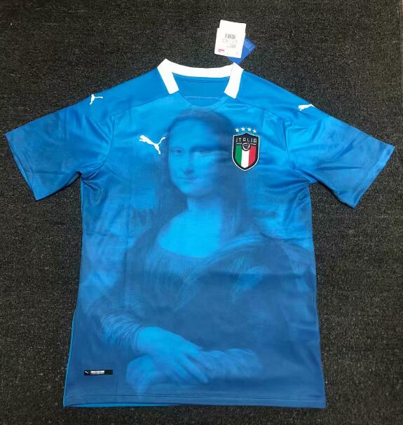2020 Euro Italy Blue Classic Jersey