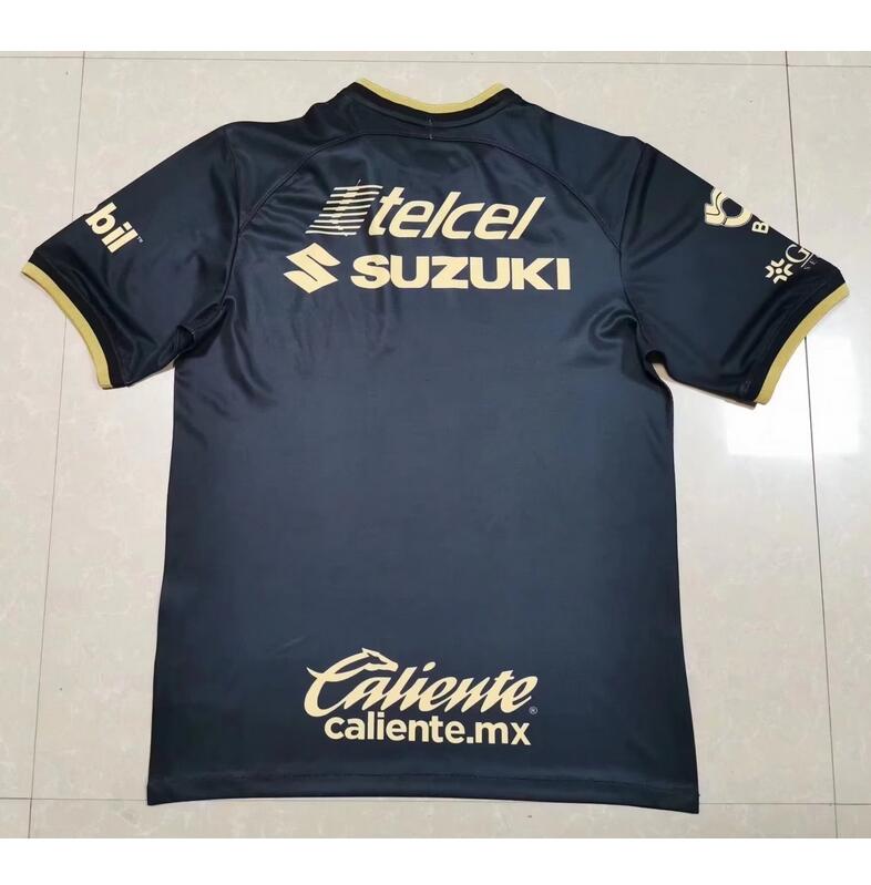 2022-23 UNAM Black Third Away Soccer Jersey Shirt - Click Image to Close
