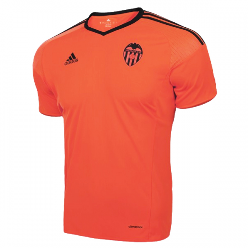 2016-17 Valencia Orange Away Soccer Jersey