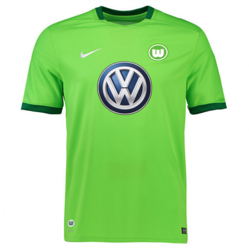 2017-18 Wolfsburg Home Soccer Jersey Shirt